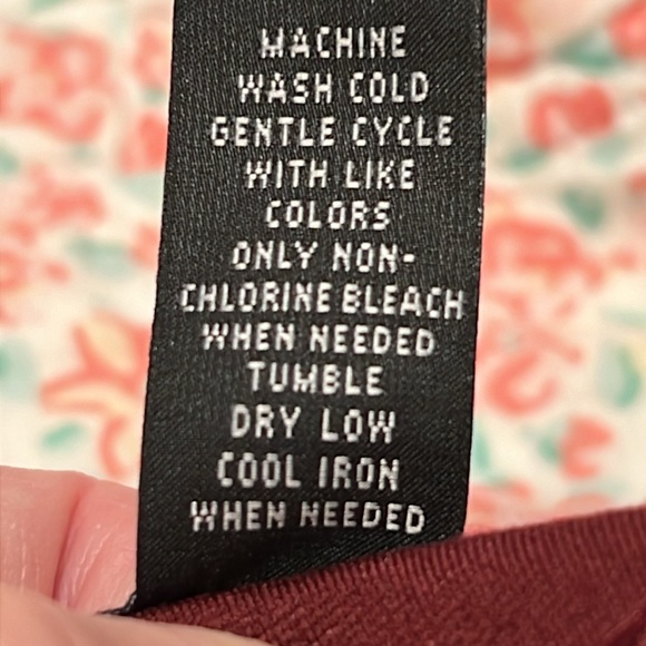 INC Women’s 0X Jacket Burgundy - Picture 6 of 6